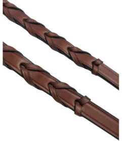 PÉNÉLOPE Pénélope US Laced Reins -Horse Gear Shop us laced reins hazelnut closeup 301 636 317 penelope 28892.1688773926