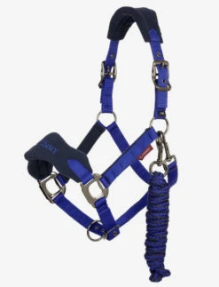 LeMieux Vogue Halter And Lead Rope -Horse Gear Shop vogue halter lead blue lemieux 51111.1679081541