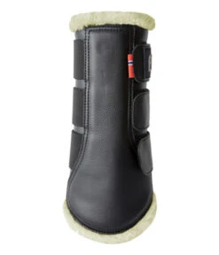 B Vertigo Wellington Fleece Brushing Boots -Horse Gear Shop wellington brushing boots inside black 19268 BL BV 62753.1678562798