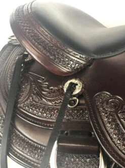 Circle Y Julie Goodnight Wind River Trail Saddle 1750 -Horse Gear Shop wind river saddle skirt cantle circle y 84972.1686084979