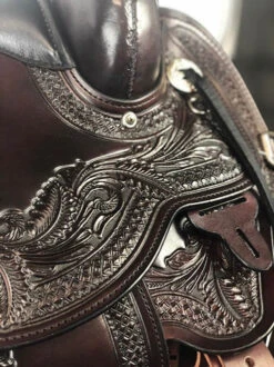 Circle Y Julie Goodnight Wind River Trail Saddle 1750 -Horse Gear Shop wind river saddle tooling circle y 31195.1686084985